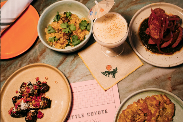 An assortment of dishes from Little Coyote, a naturally gluten free kitchen.